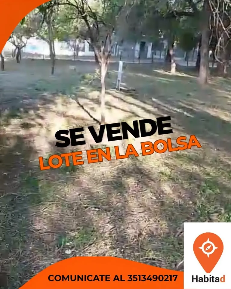 LA BOLSA, LOTE ESQUINA de 600 MT C/ESCRITURA