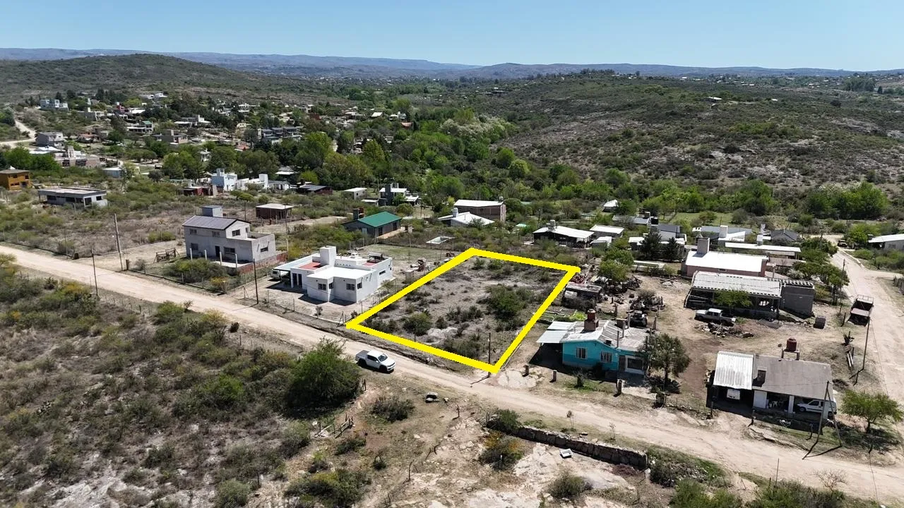 Gran Lote plano de 1.123 m² en venta Cabalango con Vista y Entorno Natural