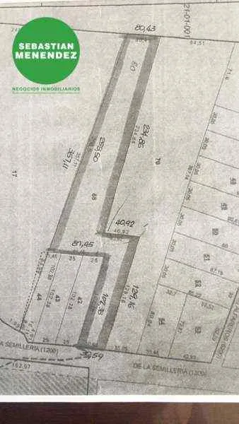 FRENTE MERCADO ABASTO - Lote 24.000Mts2 - Calle La Semillería