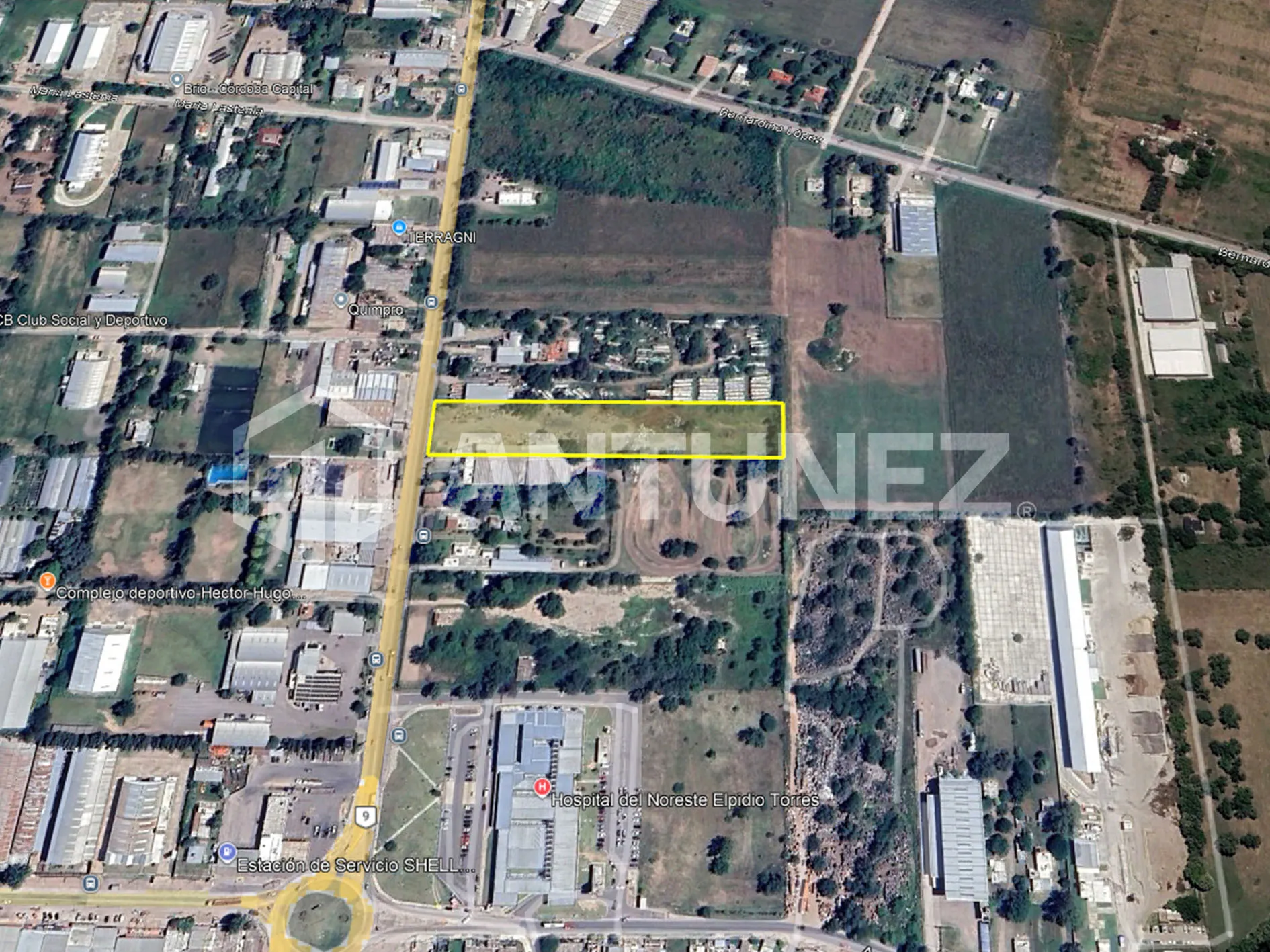 11.000m² Terr. 800m² Cub. SOBRE JUAN B JUSTO MTS JAPON !