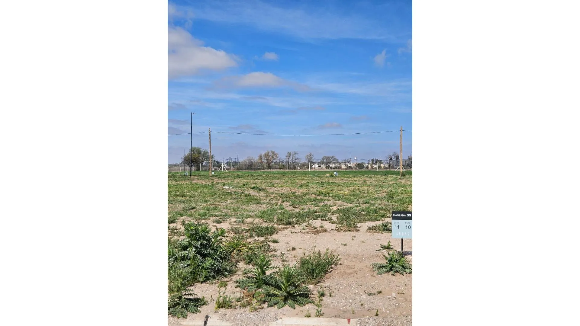 VENTA LOTE RESIDENCIAL 259m2 CENTRAL ABRAS MANANTIALES