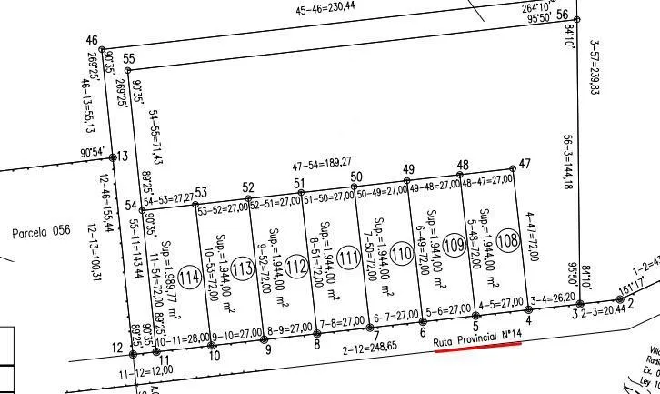 VILLA LAS ROSAS - TRASLASIERRAS - 7 LOTES - TERR 1900 M2 CU- CON AGUA Y LUZ