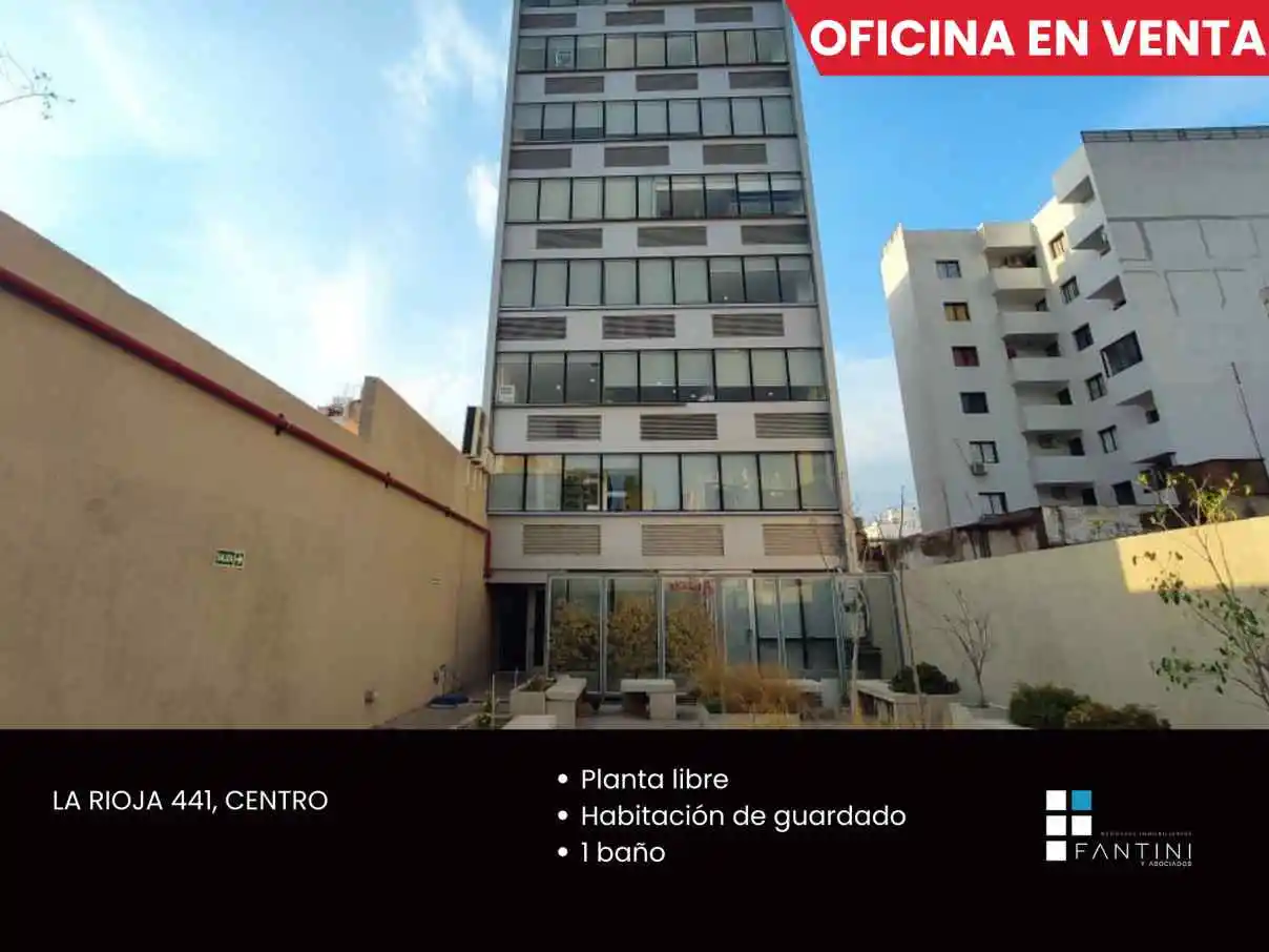 Oficina Planta Libre. 40m2. Centro. Luminosa. La Rioja 441