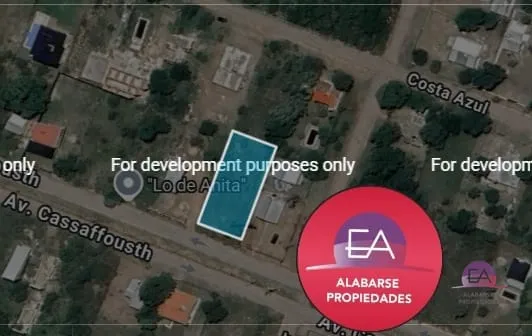 Lote Mirador del Lago Bialet Masse sobre Avenida Cassafous