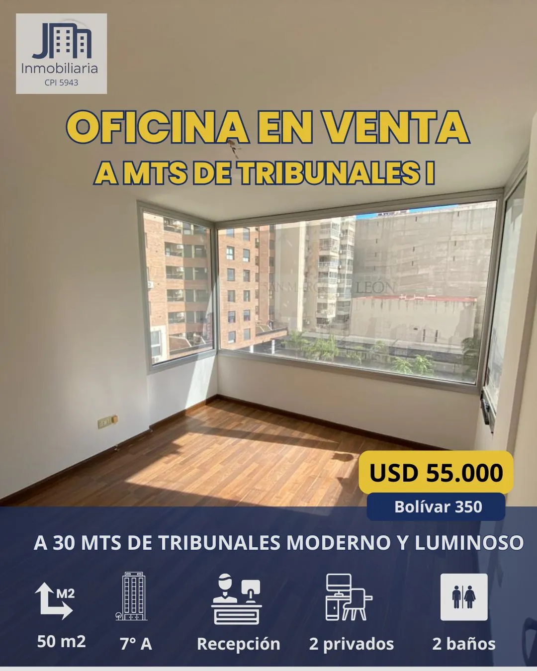 OFICINAS DE CATEGORÍA A METROS DE TRIBUNALES I  OPORTUNIDAD ESTRATÉGICA