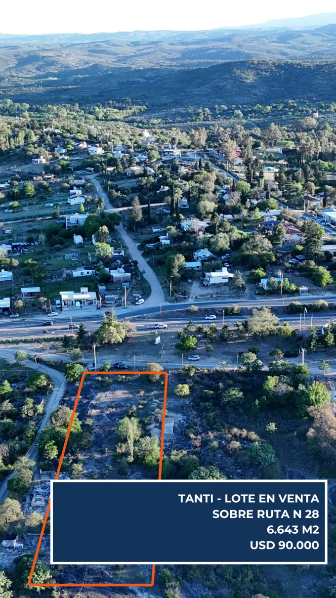 Terreno en venta en Tanti, 6643 m2 de terreno