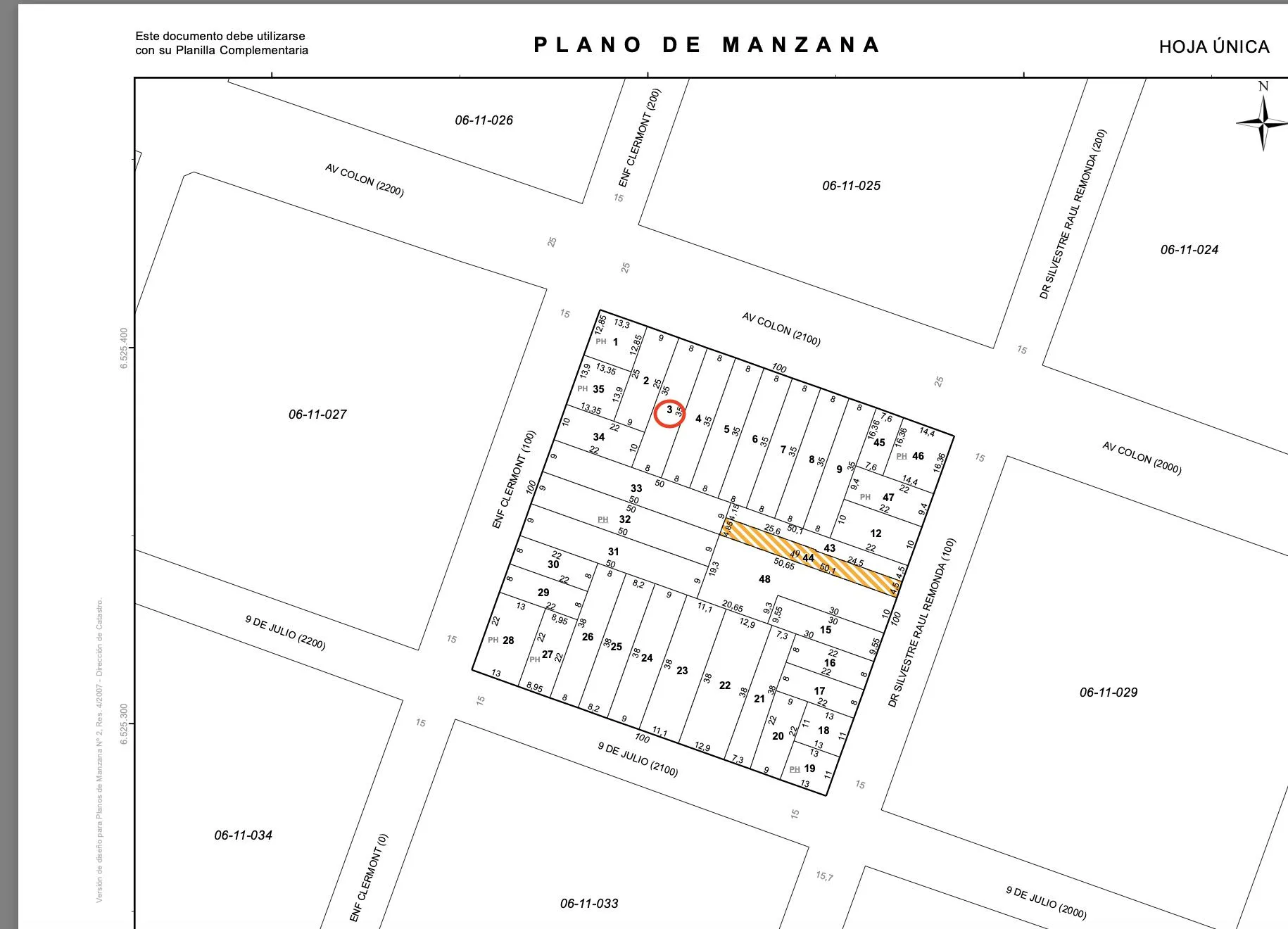 Terreno en venta sobre av. Colon para construir en Altura