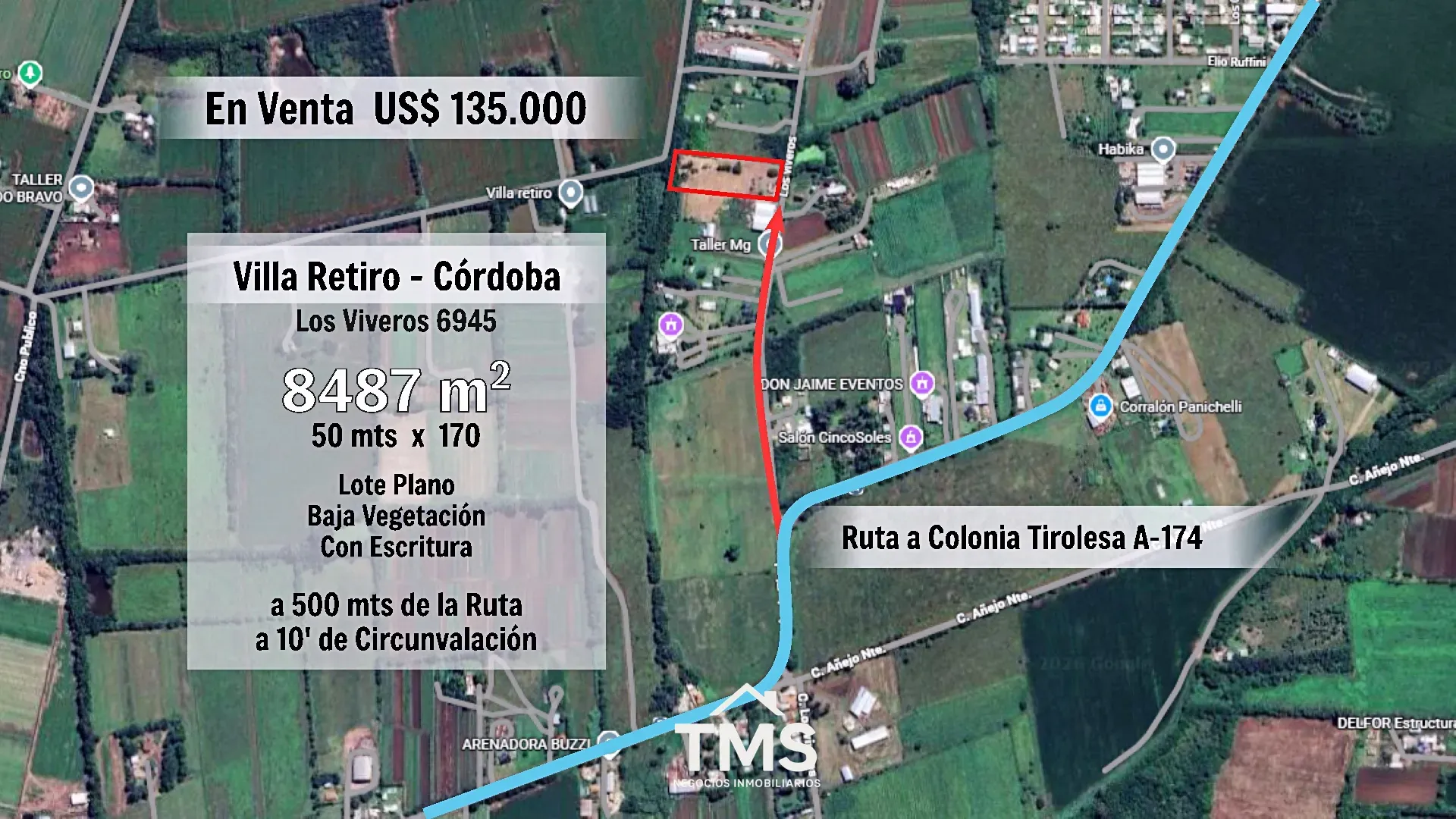 VILLA RETIRO–FRACCIÓN INDUSTRIAL EN VENTA–MENOS DE U$S 16/m²