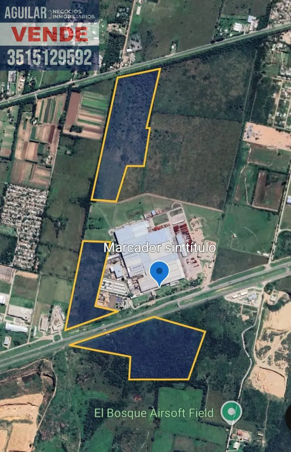 VENTA FRACCIONES DE TIERRA AL LADO PLANTA DE COCA COLA, CORDOBA!