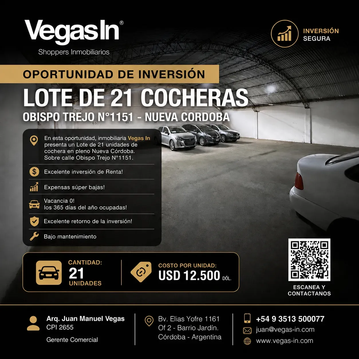 COCHERAS - LOTE 21 UNIDADES - OPORTUNIDAD DE INVERSION !