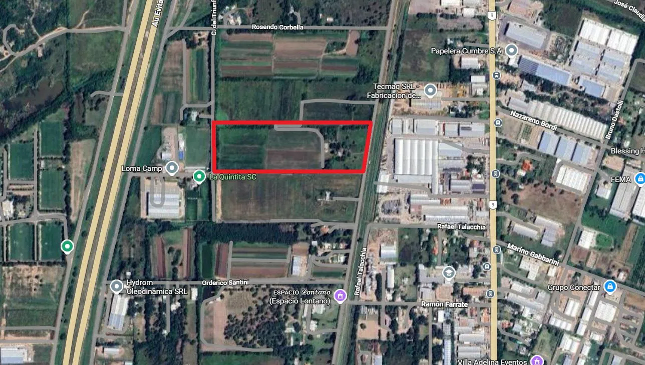 Campo 5has en Guiñazú a mtrs de Vte Juarez Celman - Ideal desarrollo