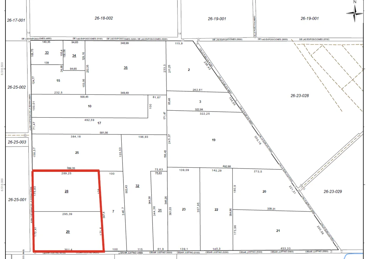 Venta 10has apto 250 lotes - El Carmelo