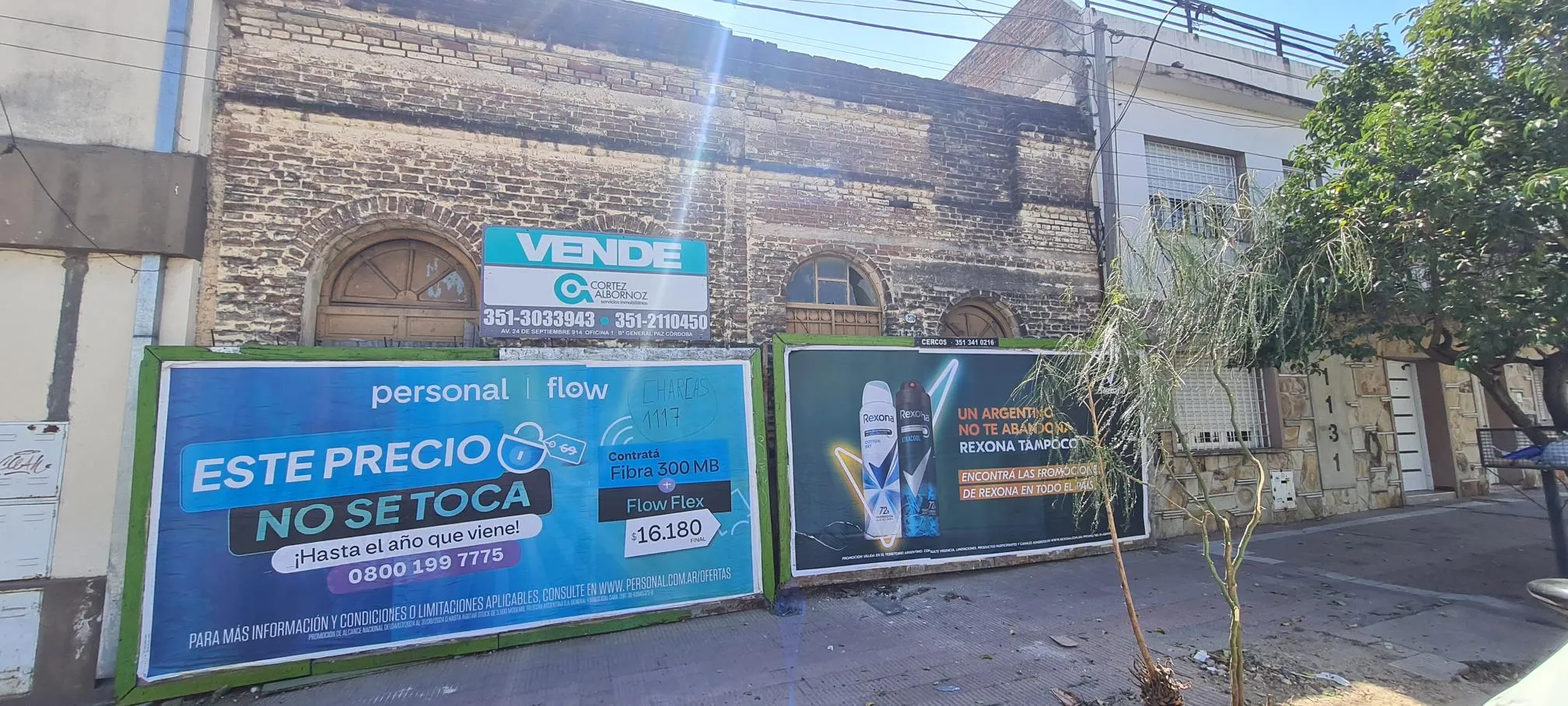 B° PUEYRREDON CHARCAS N° 1100 OPORTUNIDAD CASA A RECICLAR O TERRENO