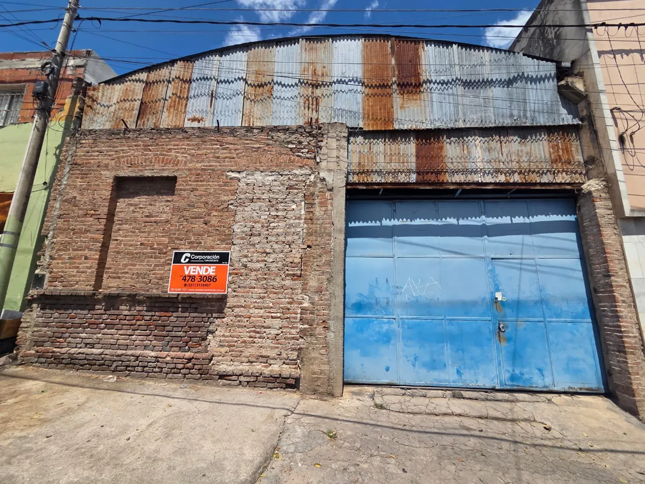 SAN MARTIN - EUROPA 184 - GALPON EN VENTA