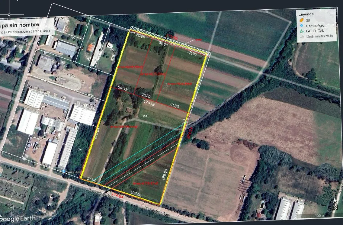 VENTA TERRENO SUP 59317 M2  - PATRON IVB -VILLA GRAN PARQUE -BERNARDINO LOPEZ