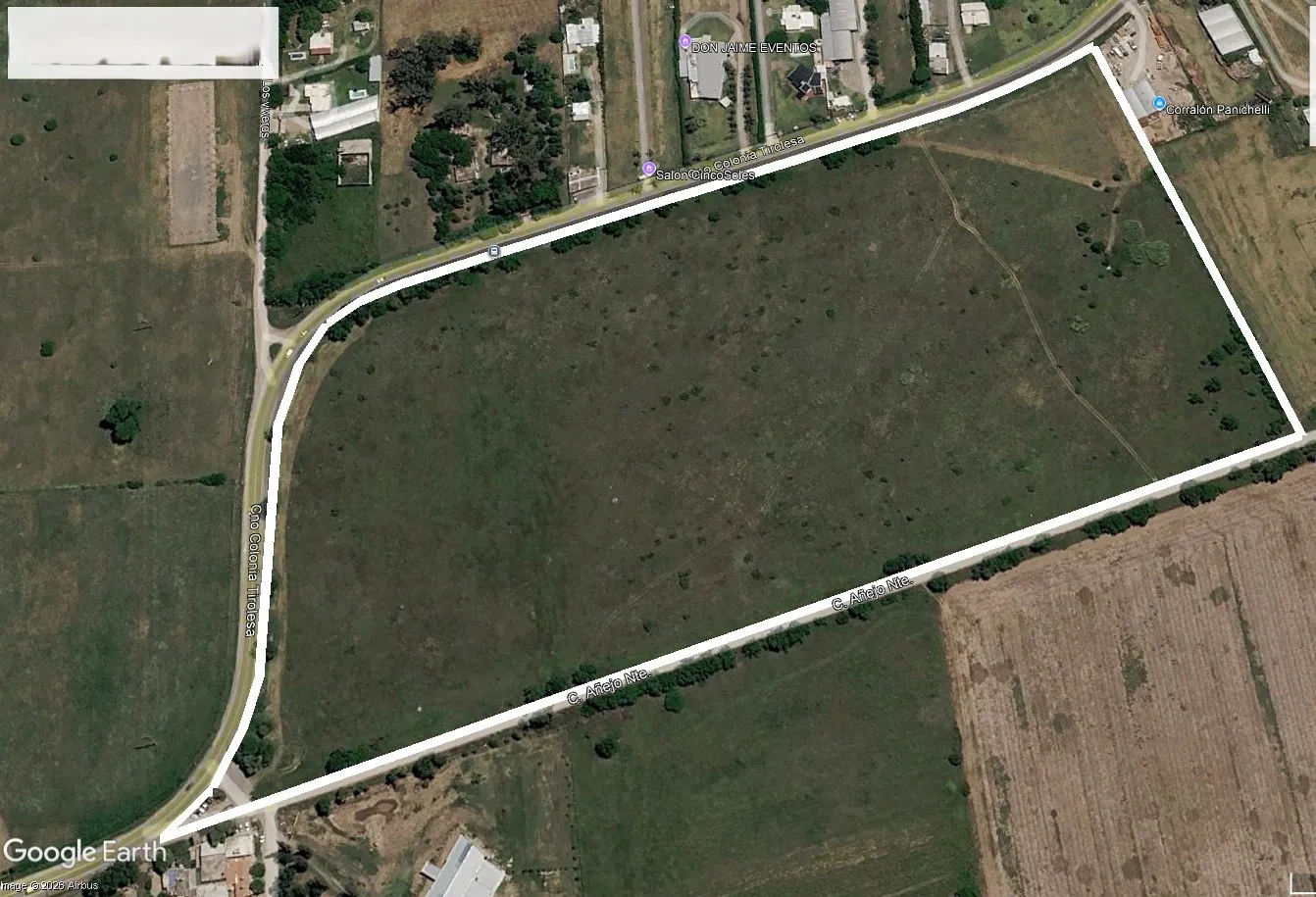 SE VENDEN EXCELENTES HECTAREAS CAMINO A COLONIA TIROLEZA