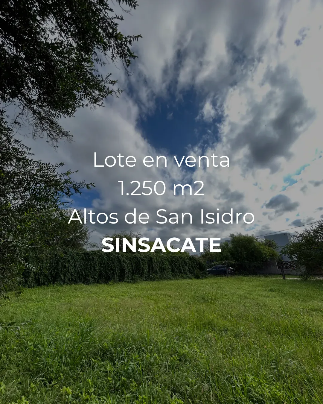 VENTA-OPORTUNIDAD ÚNICA EN SINSACATE - LOTE PREMIUM
