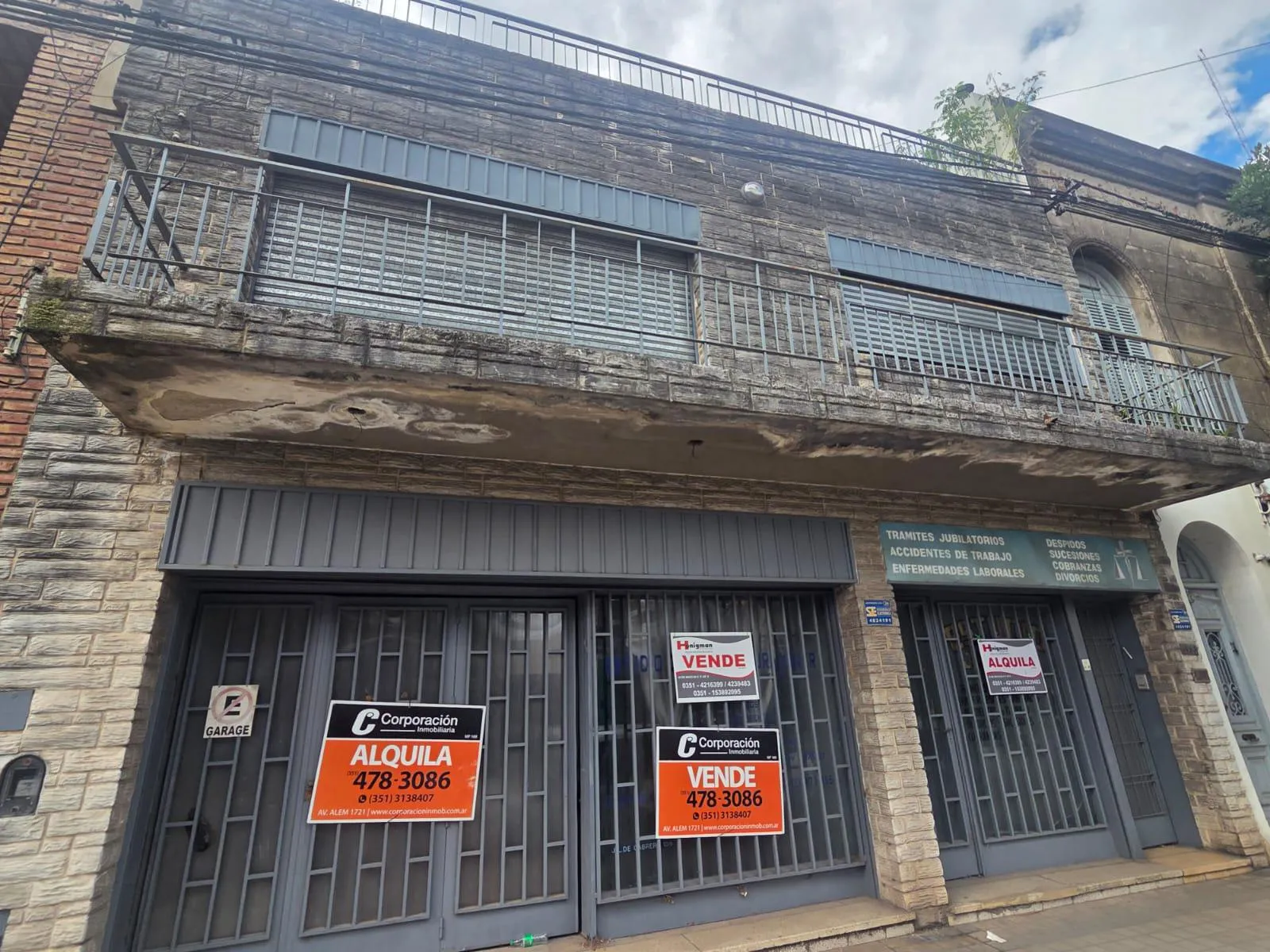 Alta Cordoba - J. L. Cabrera 139 - Local con Galpon y departamento en Planta Alt...