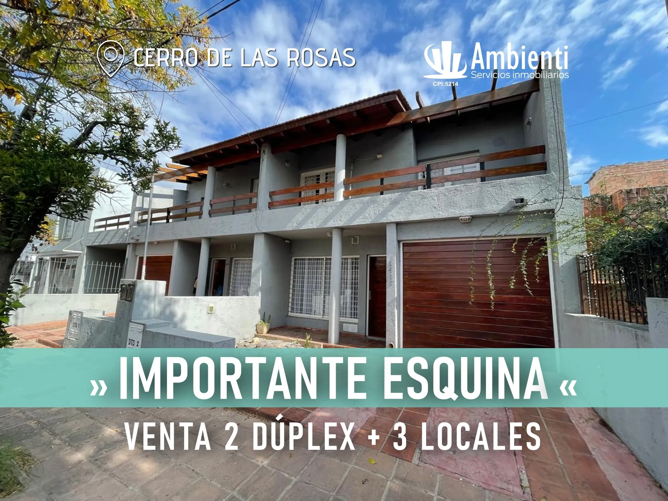 EXCELENTE ESQUINA EN VENTA - Uso Residencial y comercial funcionando!