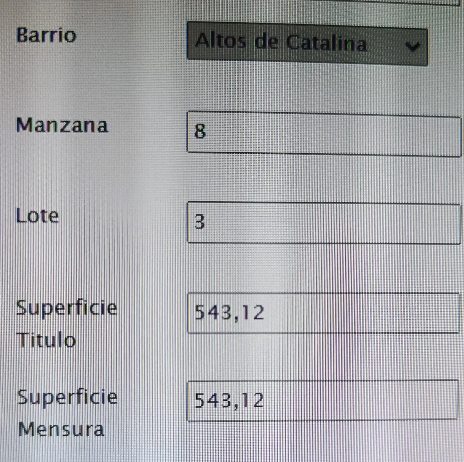 LOTE EN VENTA EN ALTOS DE CATALINA