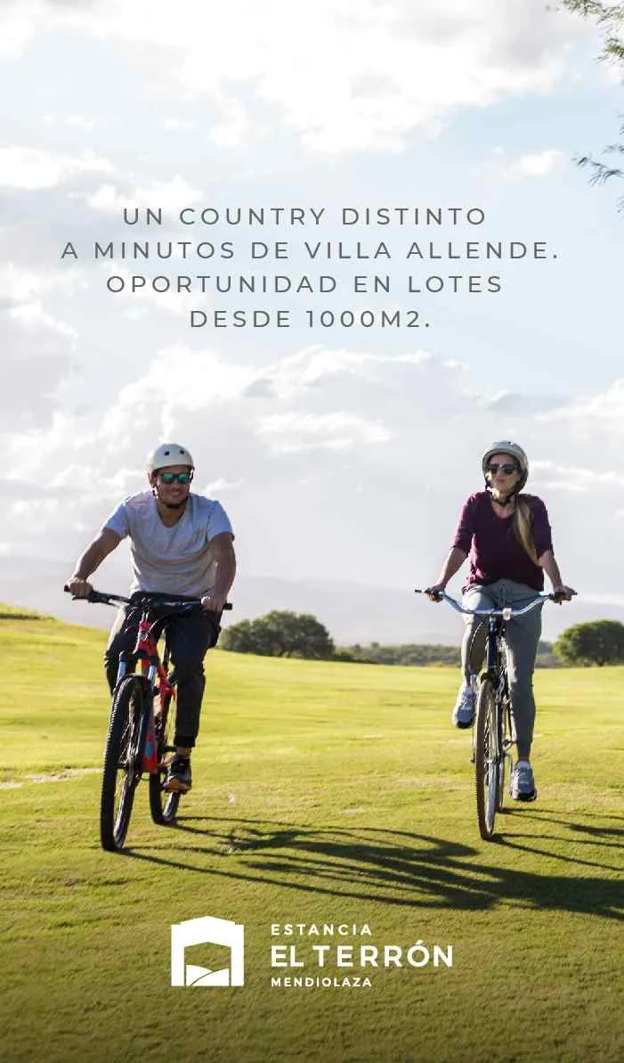 TERRENO EN VENTA - COUNTRY EL TERRÓN - MENDIOLAZA