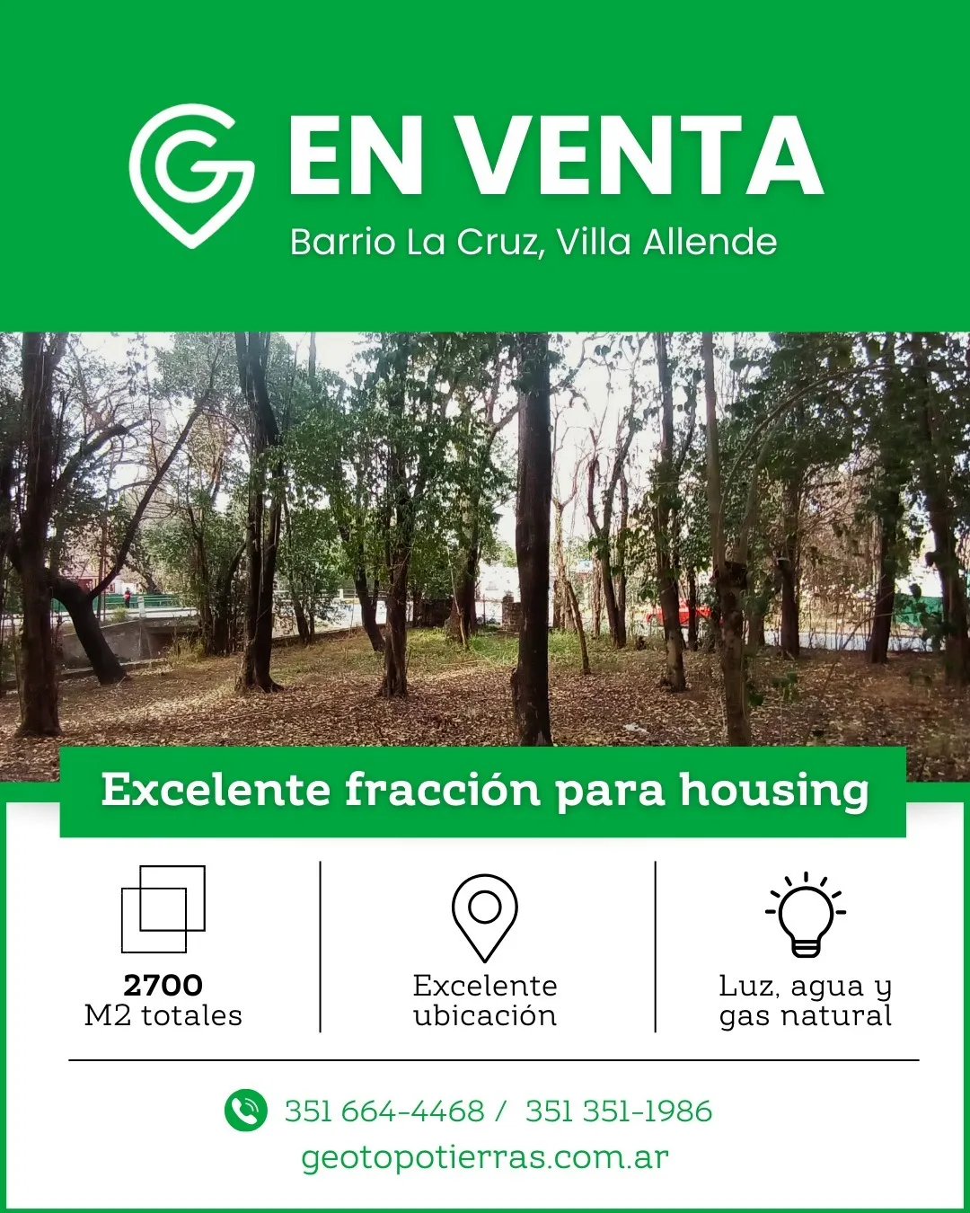 LOTES EN VILLA ALLENDE  Bº LA CRUZ