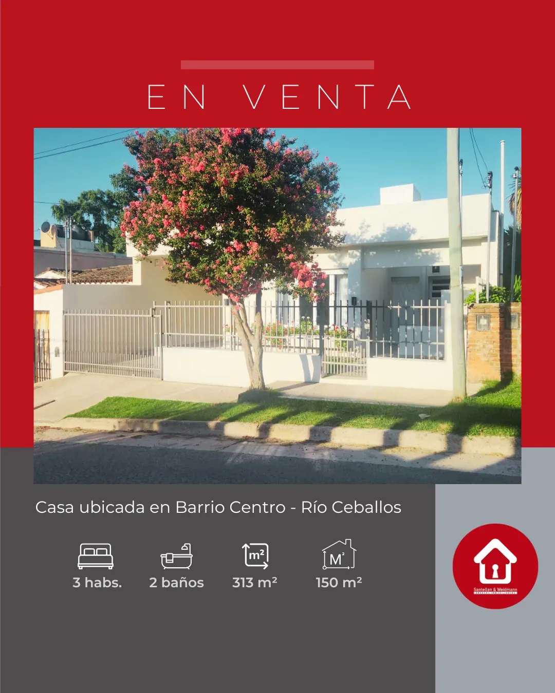 Casa ubicada en Barrio Centro – Río Ceballos