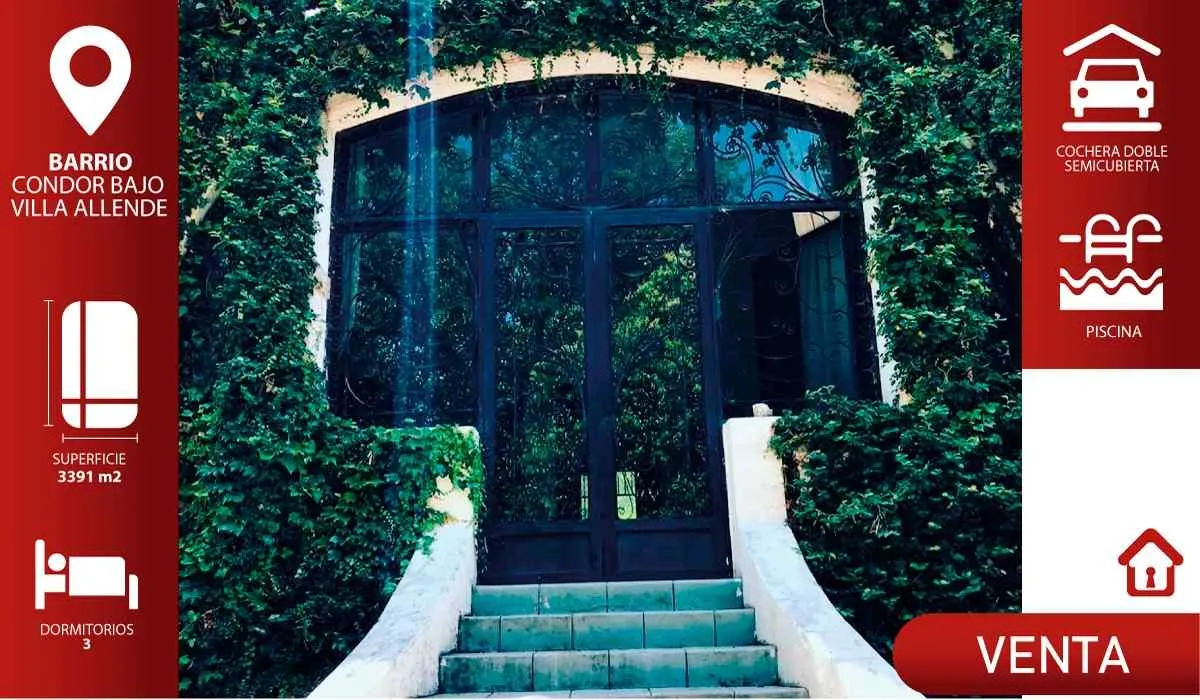 VENDO ESPECTACULAR CASONA, APTO EMPRENDIMIENTO EN VILLA ALLENDE