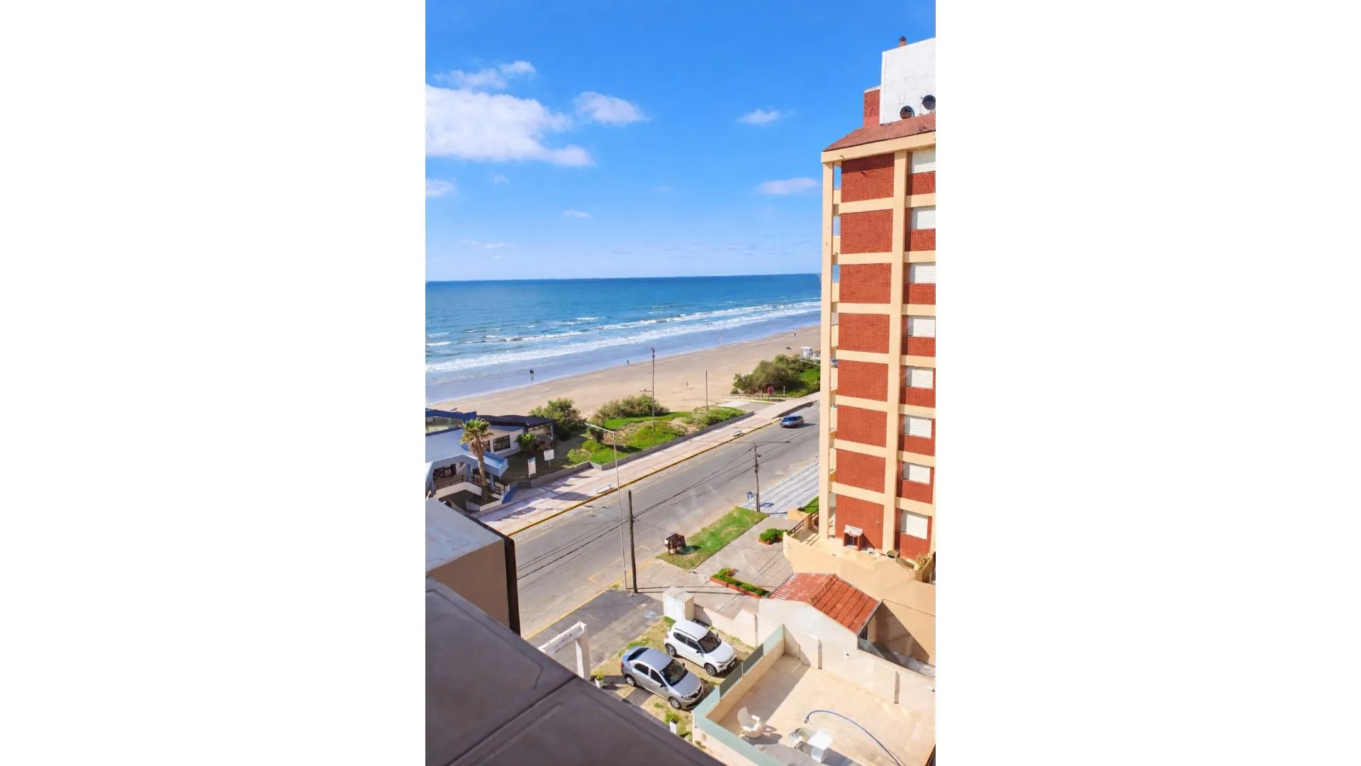 Venta, 2 ambientes vista al mar, cochera, gas, San Bernardo