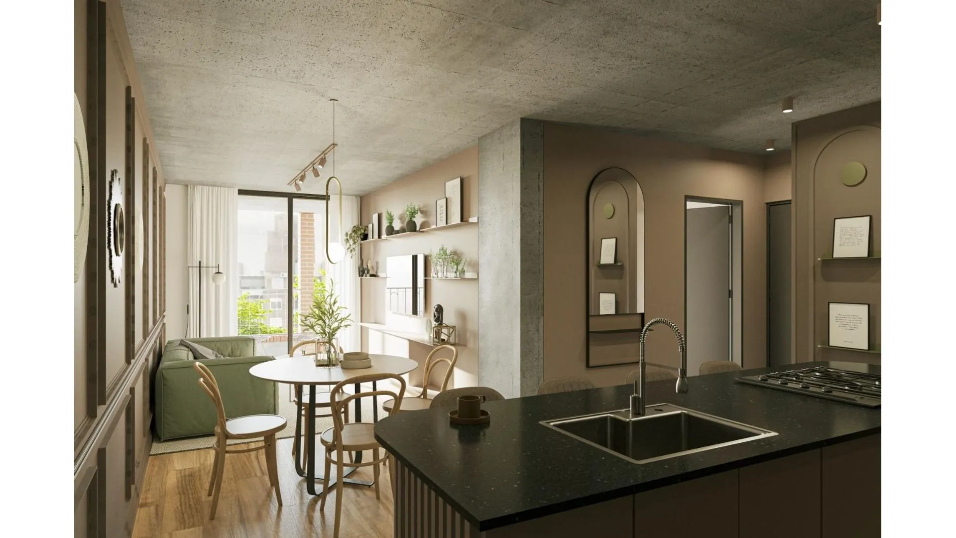 DEPARTAMENTO 2 DORMITORIOS - SAN JUAN 2050