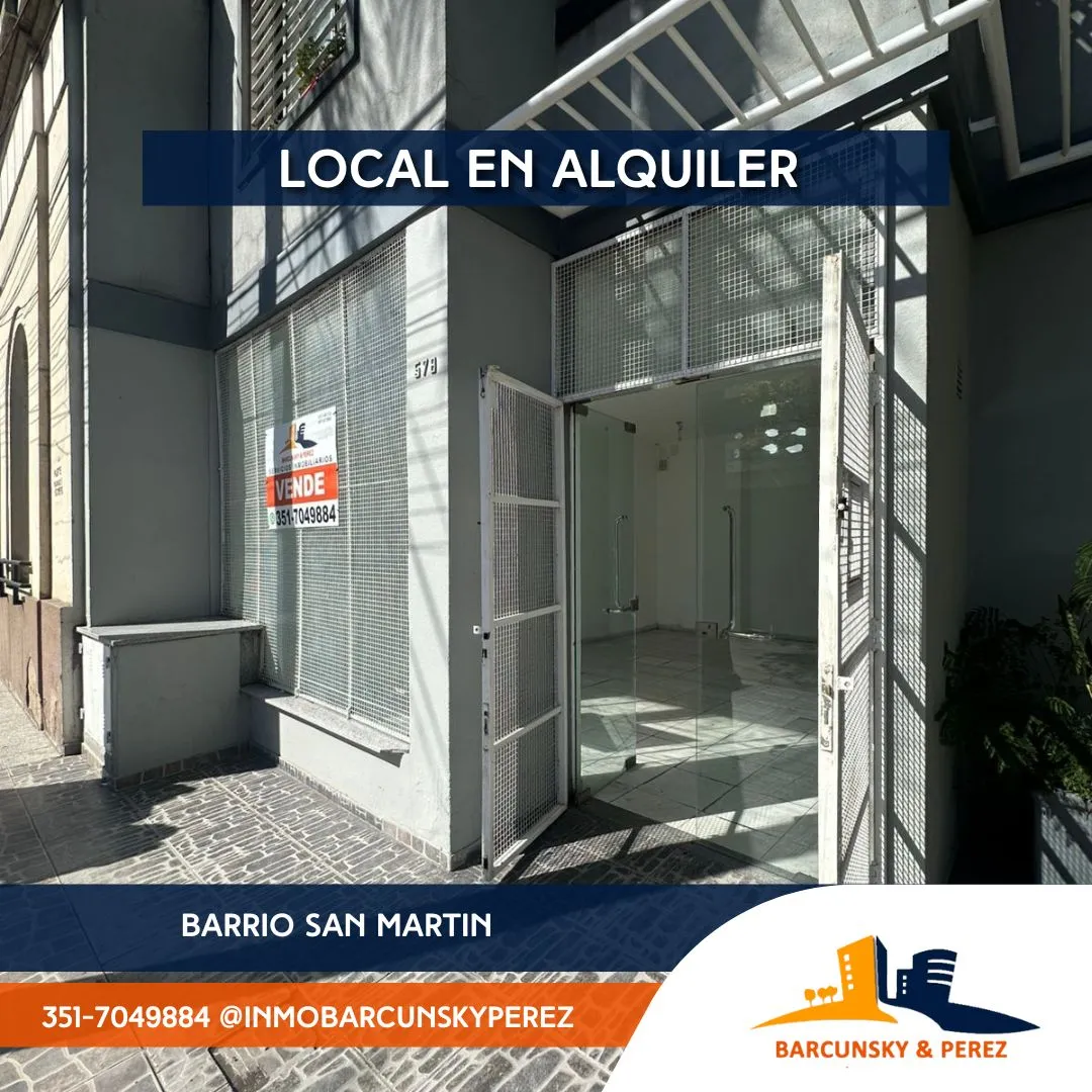ALQUILER LOCAL MARTIN GARCIA 576 SAN MARTIN