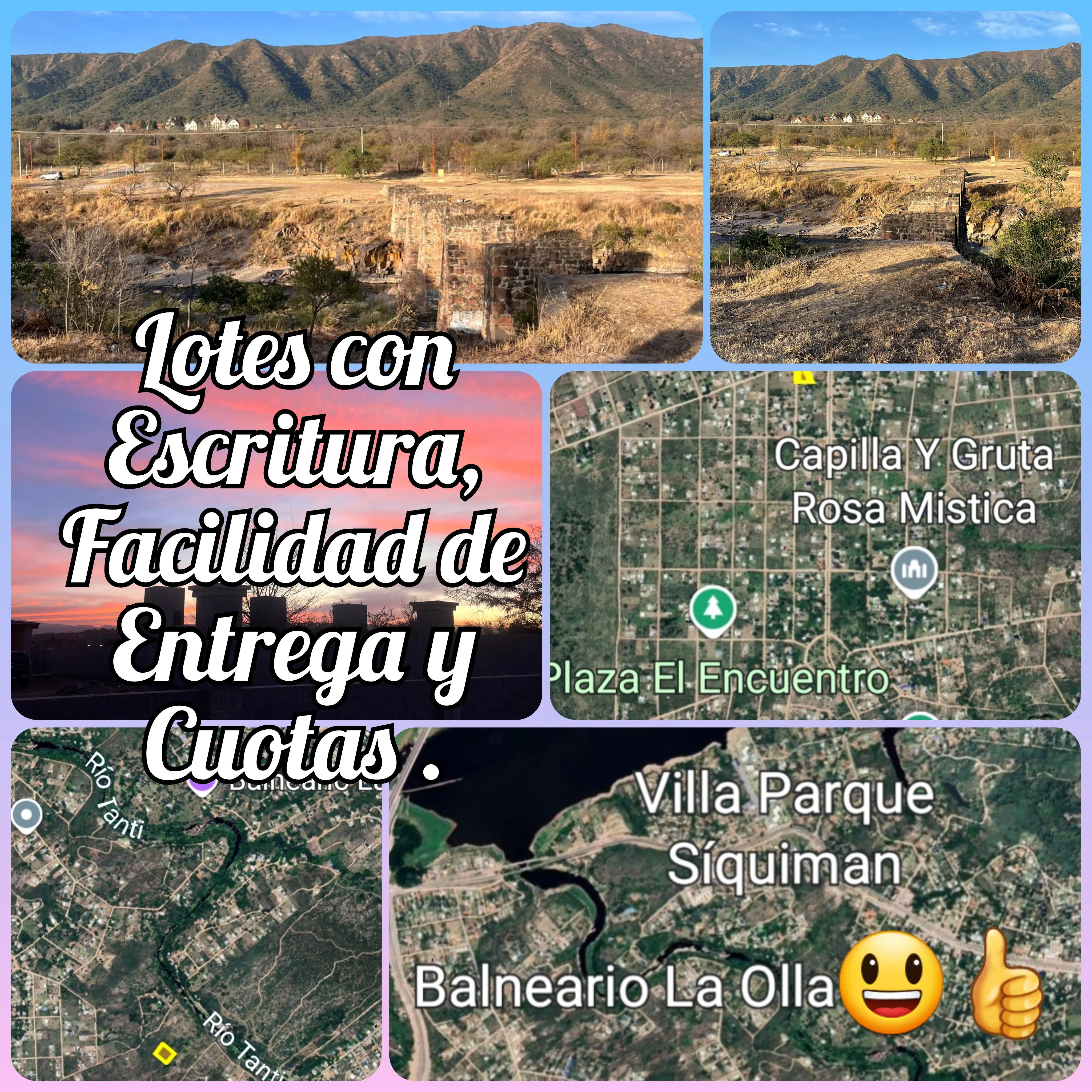 Vendo lote de 1500mts con Escritura en Bialet Masse