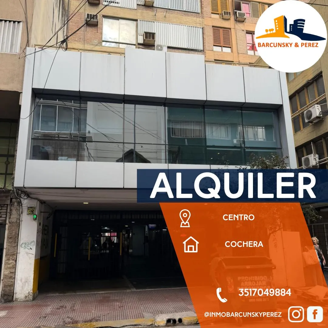 alquiler cochera zona centro