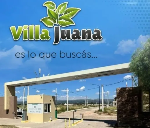 VENTA LOTE ESQUINA SOBRE CALLE PRINCIPAL EN VILLA JUANA. ALTA GRACIA ESCRITURA!