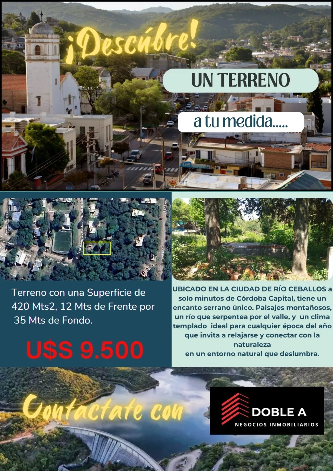TERRENO EN VENTA  RIO CEBALLOS