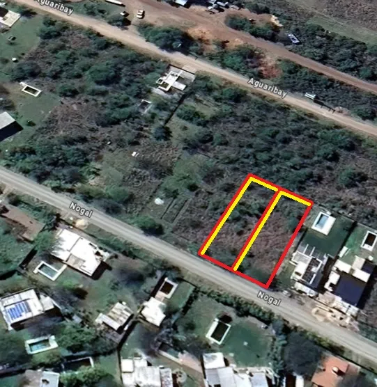 OPORTUNIDAD INCREÍBLE! VENDO 2 LOTES DE 400 MTS. (C/U) EN ANISACATE X U$D 12.000