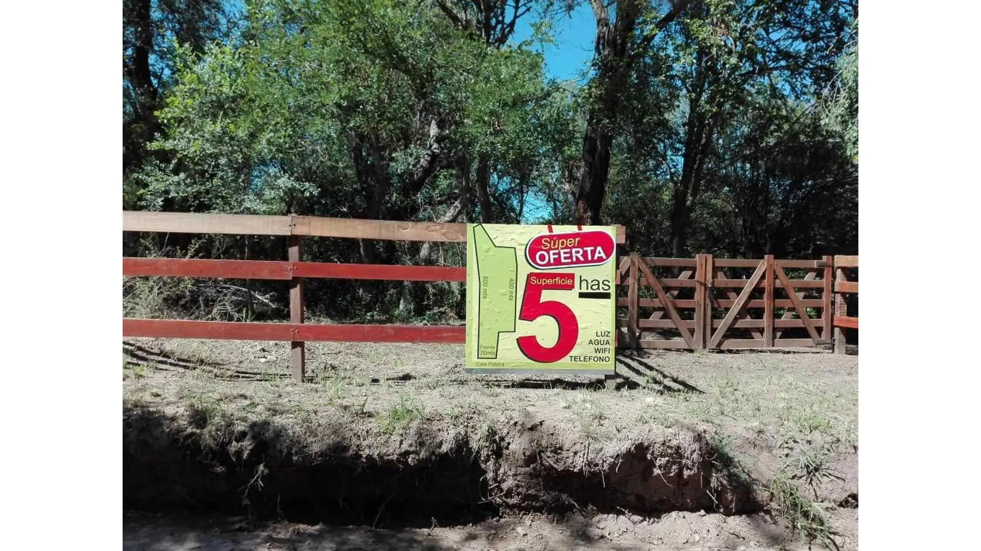 SE VENDE TERRENO DE 5 HECTAREAS EN "LAS CALLES "