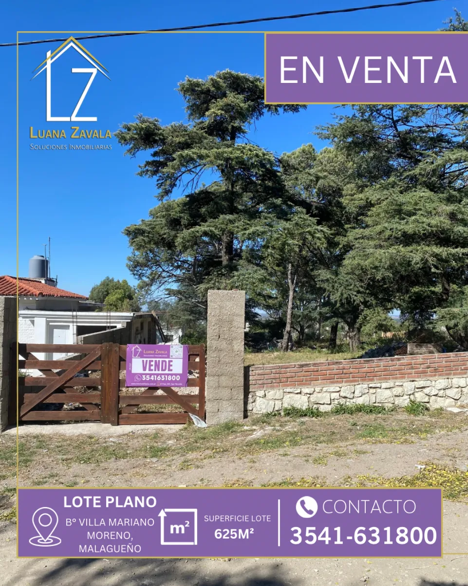 LOTE -B VILLA MARIANO MORENO, Malagueño