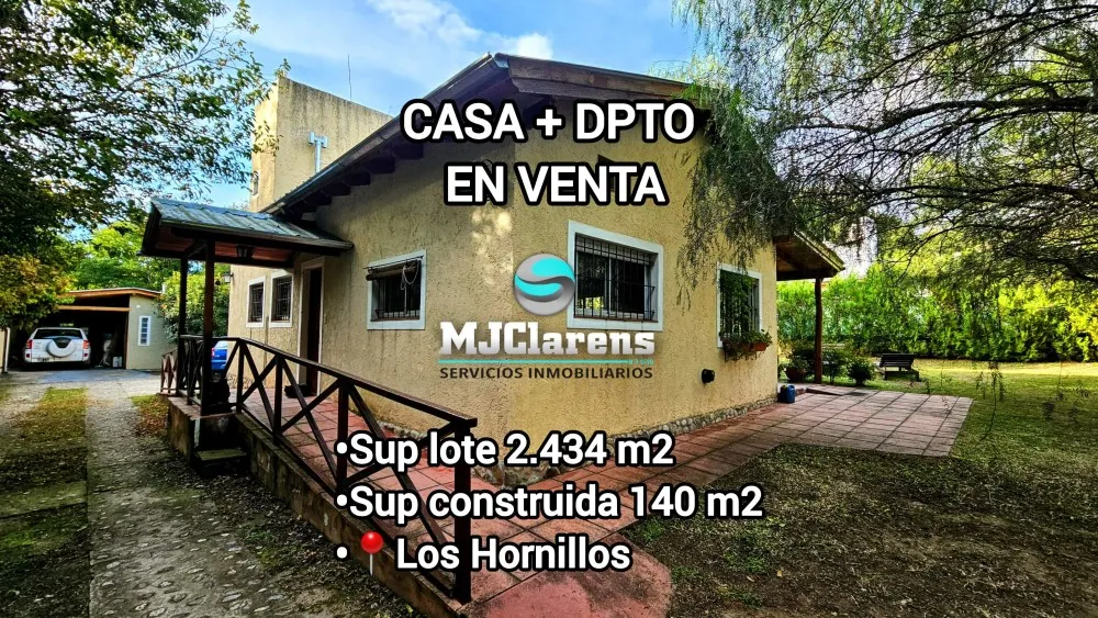SE VENDE CASA CON DEPARTAMENTO ZONA CENTRO LOS HORNILLOS