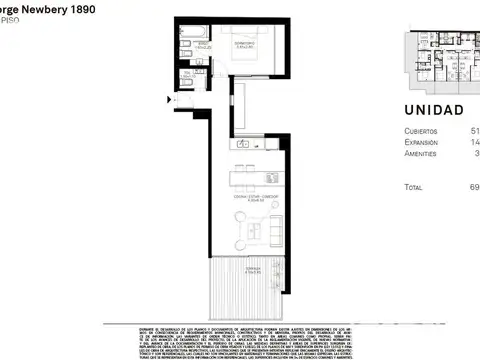 Departamento en Venta en Las Cañitas, Palermo