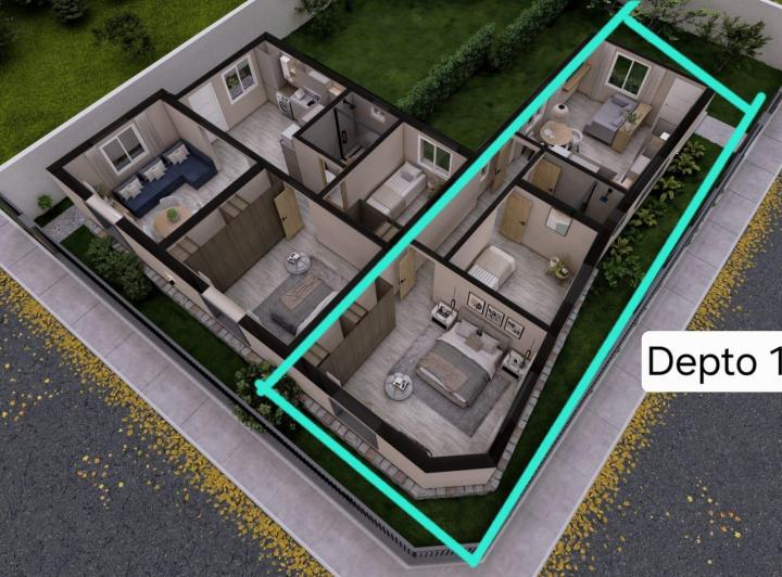 Departamento · 50m² · 3 Ambientes