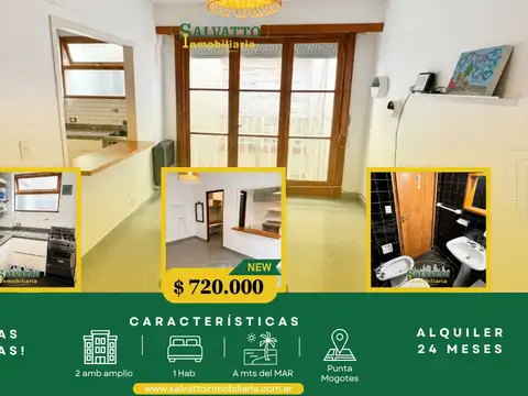 Departamento en Alquiler en Punta Mogotes, Mar del Plata
