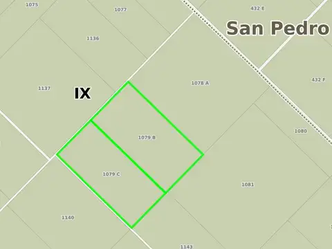 Campo en Venta en San Pedro, Partido de San Pedro