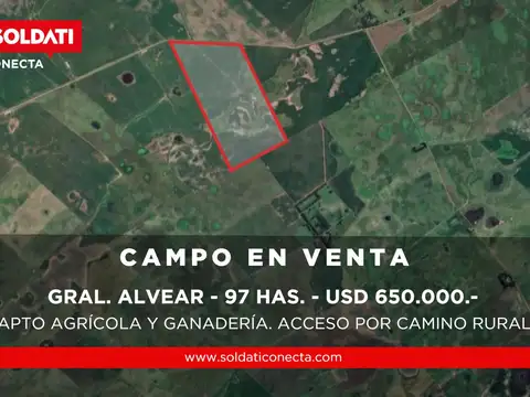 Campo en Venta en General Alvear, Partido de General Alvear