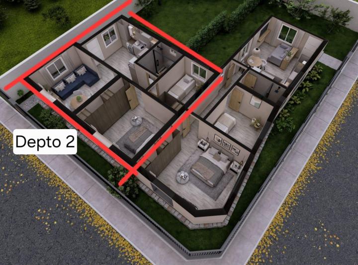 Departamento · 80m² · 3 Ambientes