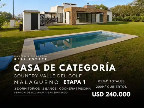 Casa en Venta en Malagueño, Santa María