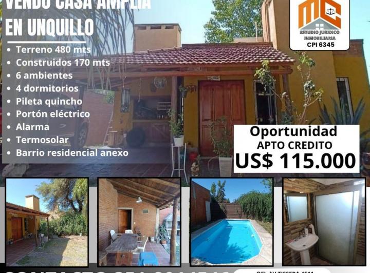 Casa · 170m² · 6 Ambientes · 2 Cocheras