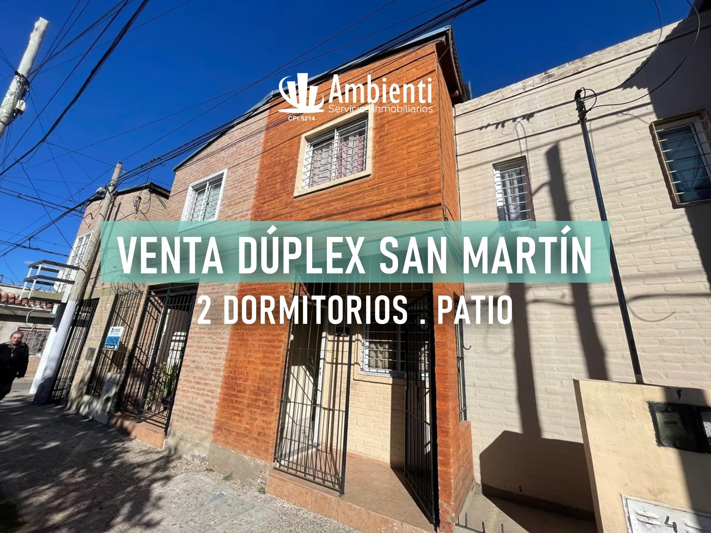 DÚPLEX APTO CRÉDITO - 2 DORM B° SAN MARTÍN