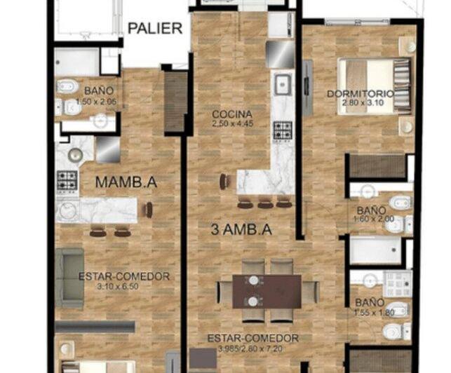 Departamento · 30m² · 1 Ambiente