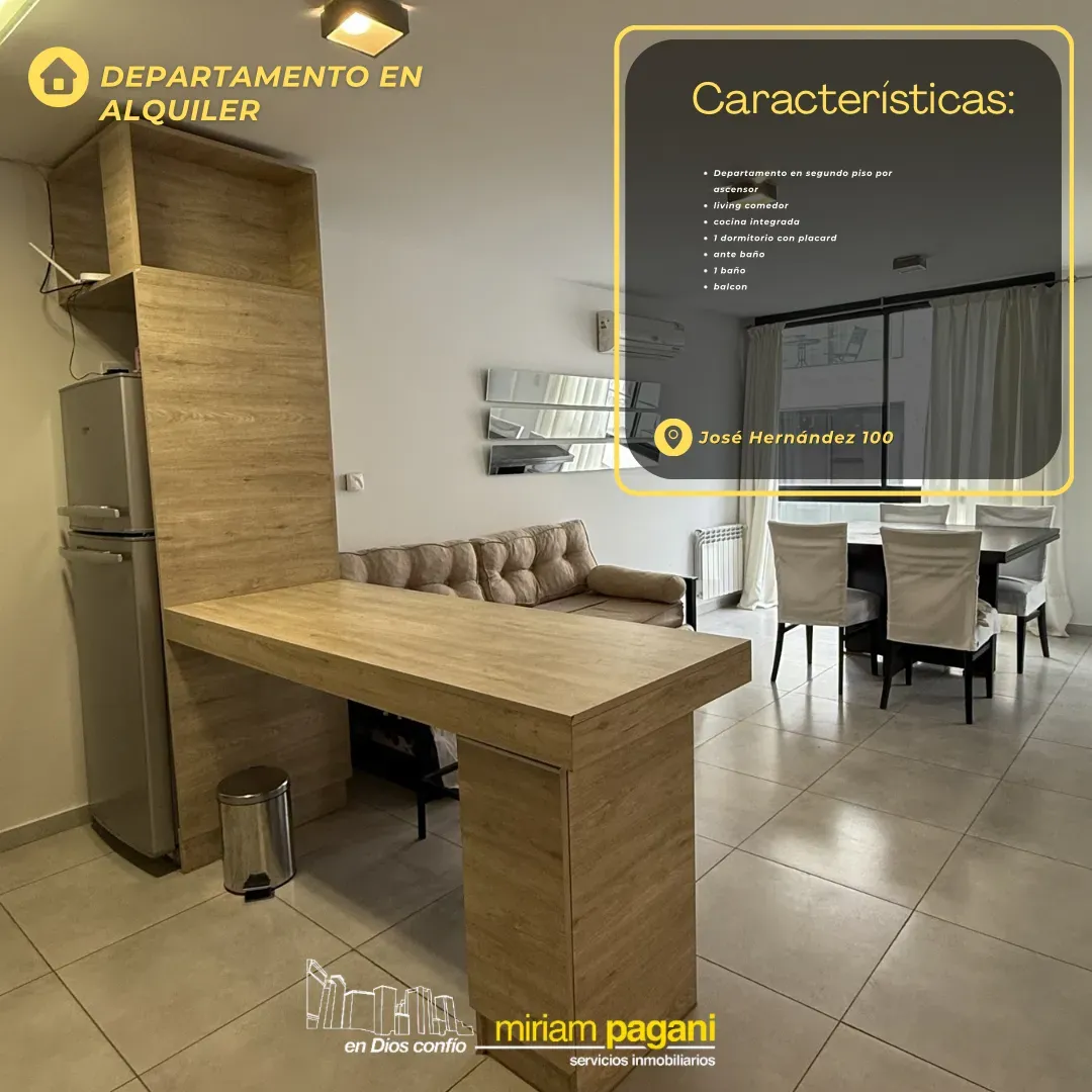 DEPARTAMENTO EN ALQUILER